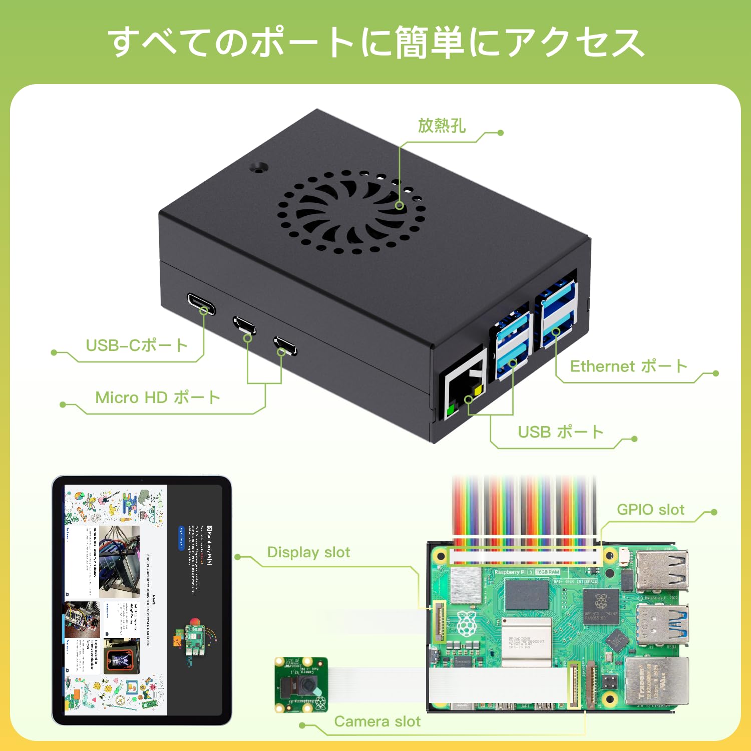 Amazon.co.jp: TRASKIT Basic Kit for Raspberry Pi 5 /ラズベリーパイ